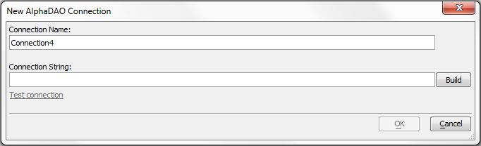 Creating a New Connection Name
